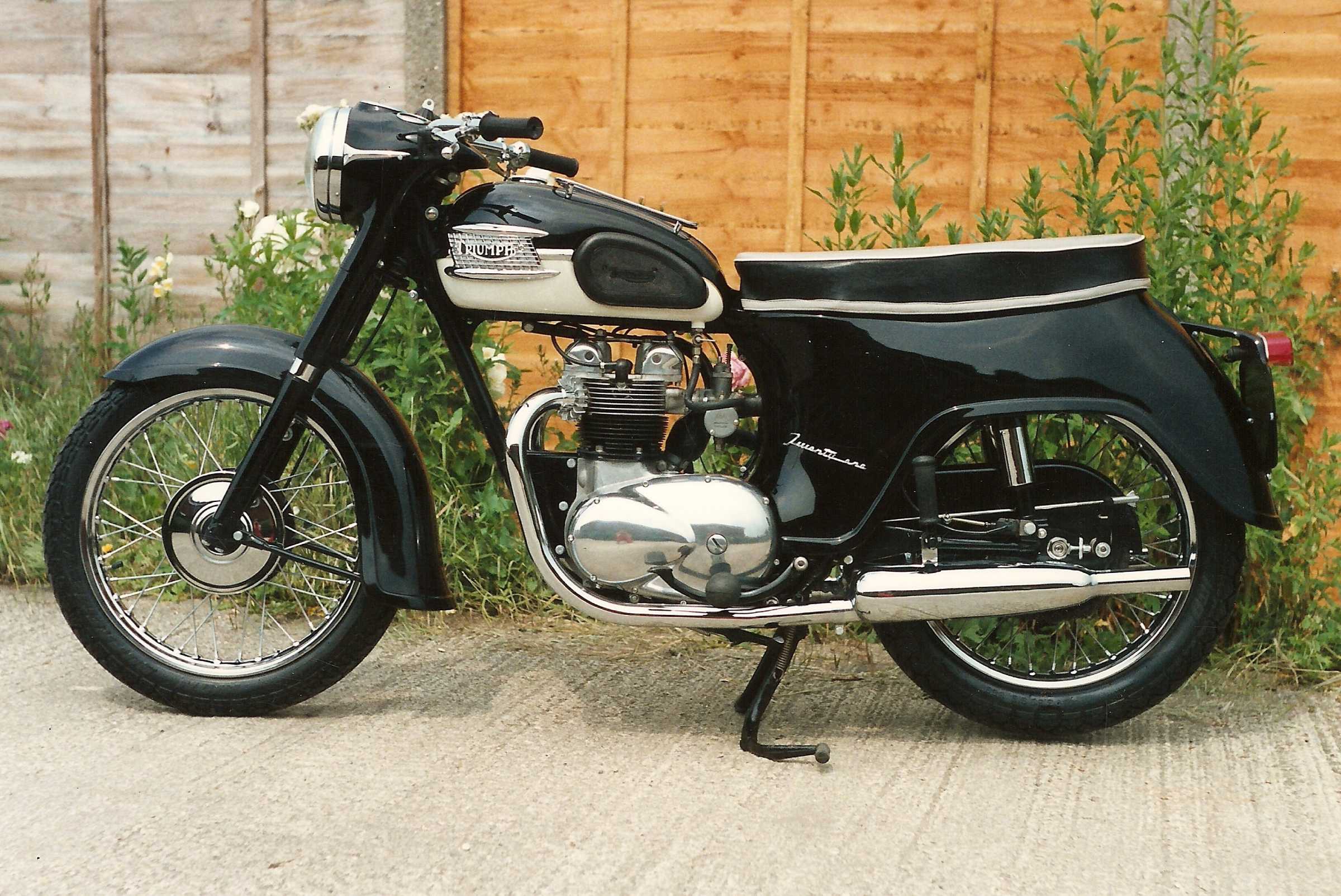 One of a number of Bathtubs I have restored over the years a Triumph 21. Note the 18 inch wheels and the T110 paint scheme